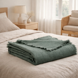 Plaid Zeff Nomade Thym 130 x 180 en situation