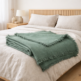 Plaid Zeff Nomade Thym 130 x 180 en situation