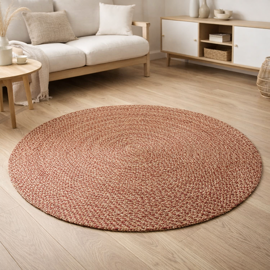 Tapis Elliot Marmelade diamètre 160 cm en situation