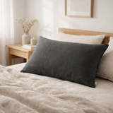 Taie d'oreiller stonewashed Zeff Tonnerre 50 x 75 en situation