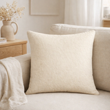 Coussin Inès Crème 45 x 45 en situation