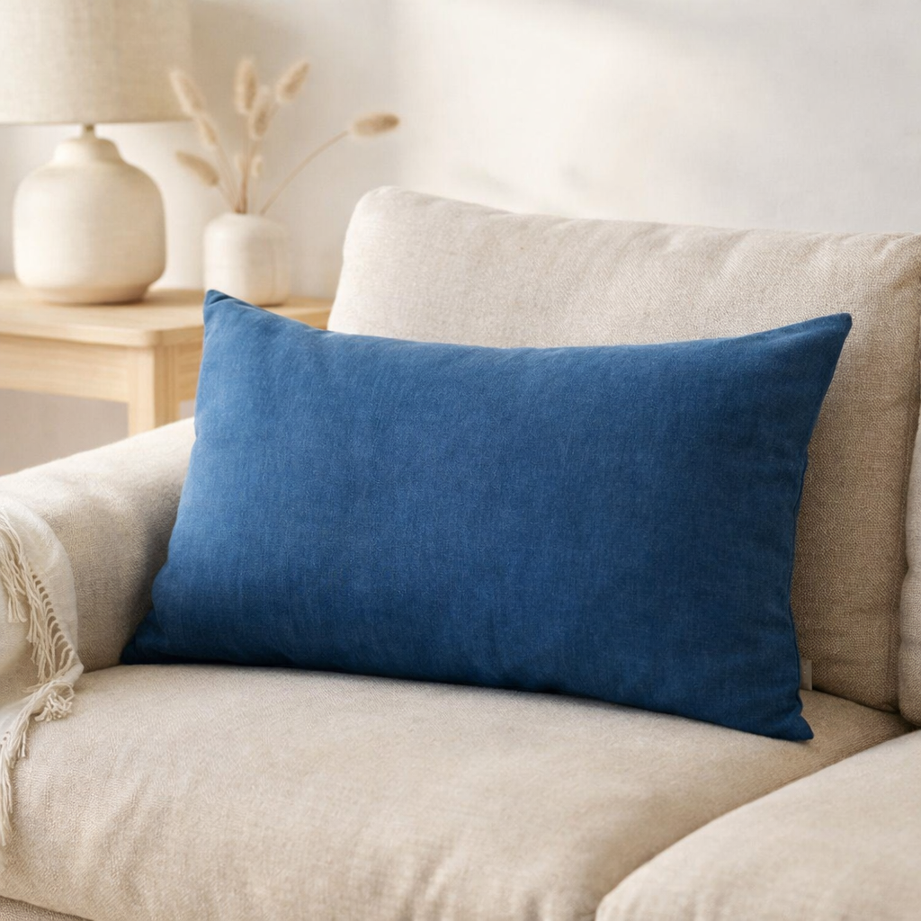 Coussin uni Zeff Touareg 40 x 65 en situation