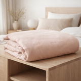 Housse de couette stonewashed Zeff Aubepine 240 x 220 en situation