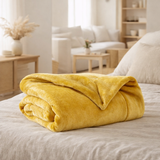 Plaid Tender Curry 150 x 200 en situation