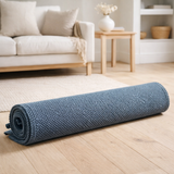 Tapis de bain uni Etia Indigo 54 x 110 en situation
