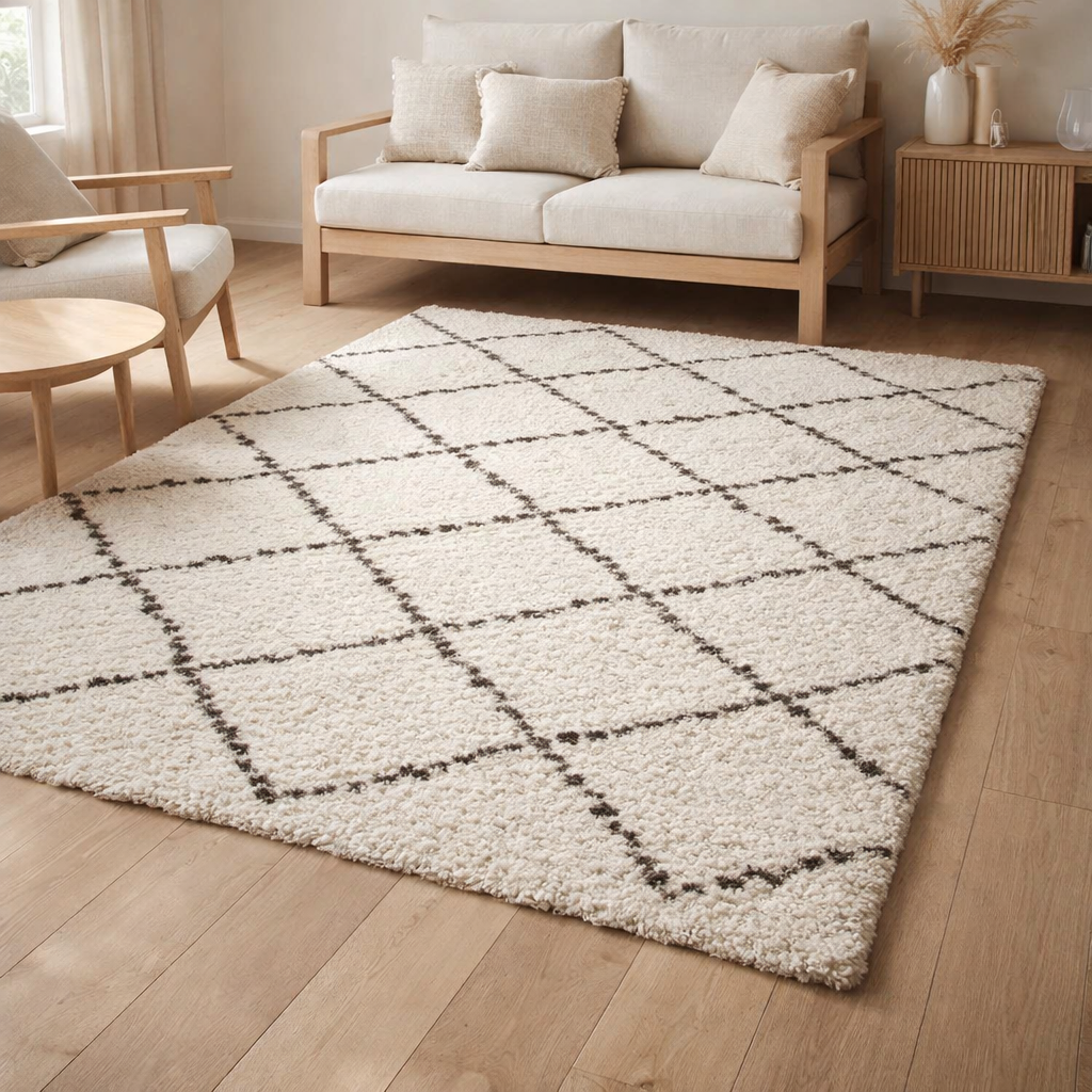 Tapis Casablanca Beige 200 X 290 en situation