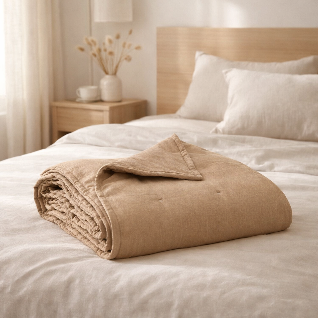 Jeté stonewashed Zeff Sable 180 x 260 en situation