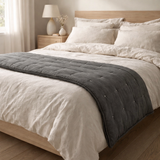 Chemin de lit stonewashed Zeff Tonnerre 90 x 240 en situation