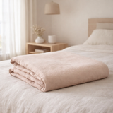 Housse de couette stonewashed Zeff Aubepine 260 x 240 en situation