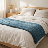 Chemin de lit uni Elise Riviera 90 x 240 en situation