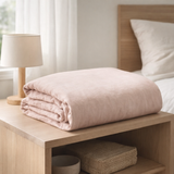 Housse de couette stonewashed Zeff Aubepine 140 x 200 en situation