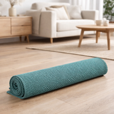 Tapis de bain uni Etia Vert De Gris 54 X 110 en situation