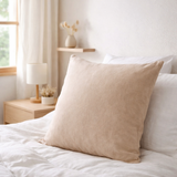 Taie d'oreiller stonewashed Zeff Aubepine 65 x 65 en situation