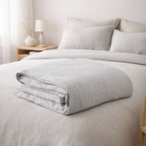 Housse de couette stonewashed Zeff Perle 260 x 240 en situation