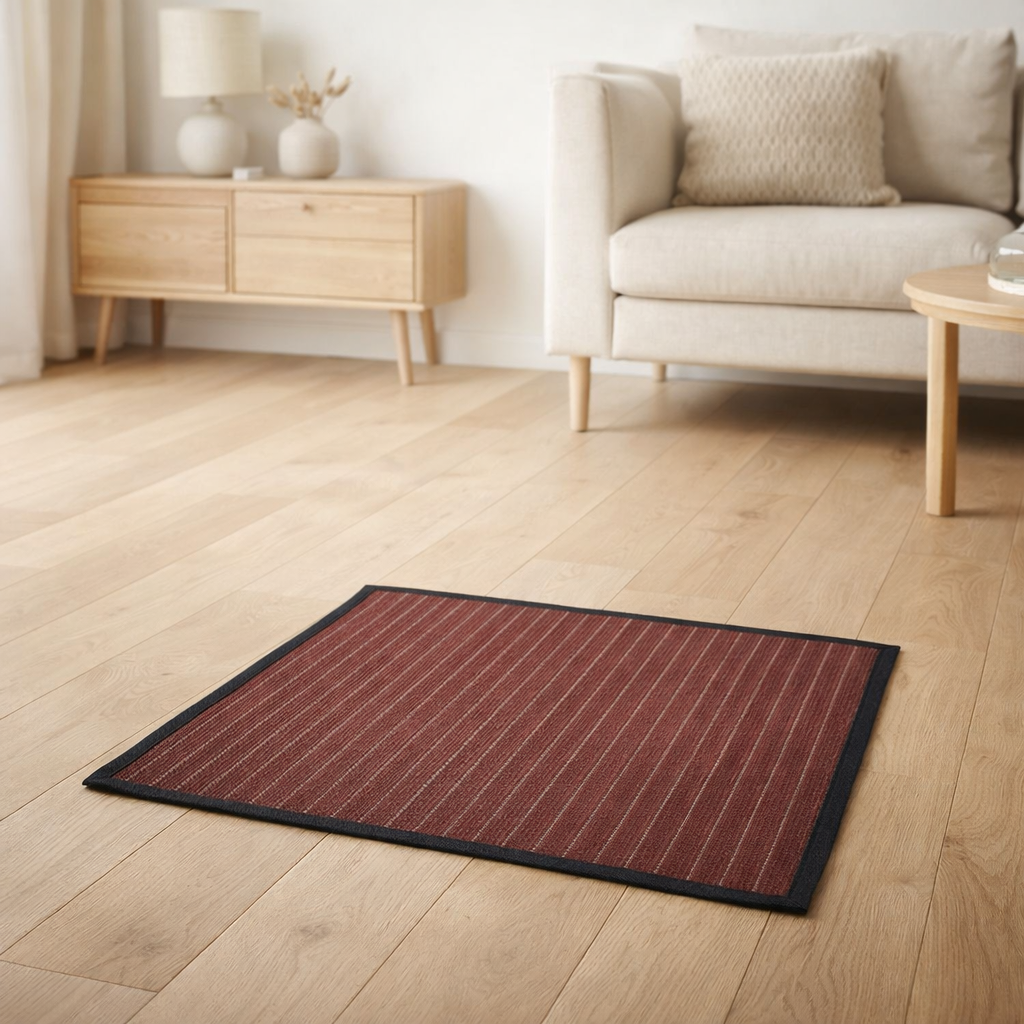 Tapis Manoka Prune 50 X 80 en situation