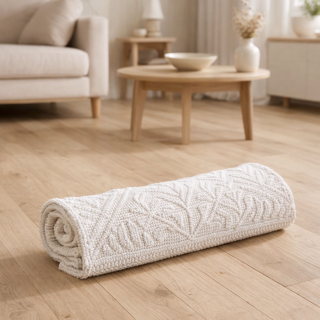 Tapis Enzo neige en situation