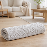 Tapis Enzo craie en situation