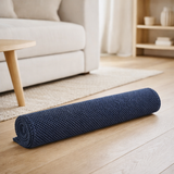 Tapis de bain uni Etia Encre 54 x 64 en situation