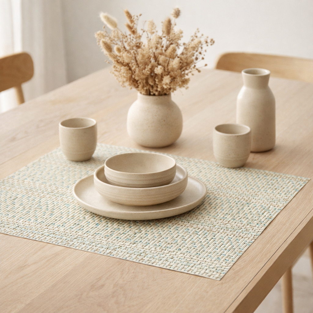 Set de Table Panama Ficelle 33 X 45 en situation