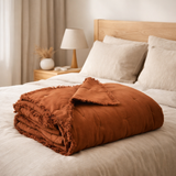 Édredon Fara Caramel 85 x 200 en situation