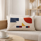 Coussin Mila Rubis 30 x 50 en situation