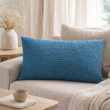 Coussin stonewashed Tana Touareg 40 x 65 en situation
