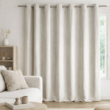 Rideau uni Elise Perle 140 x 280 en situation