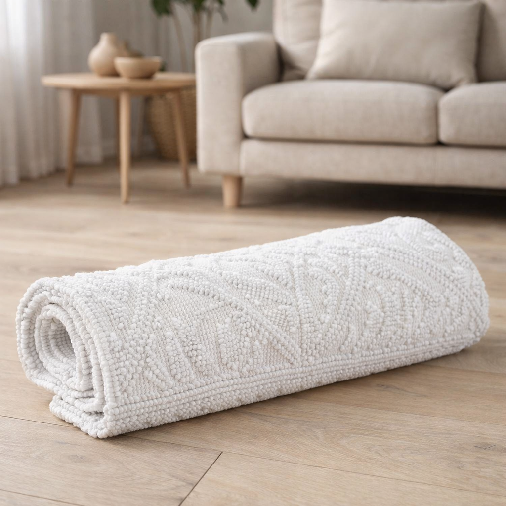 Tapis Enzo neige en situation