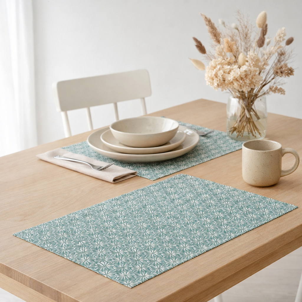 Set de table Calypse Paon 33 x 48 en situation