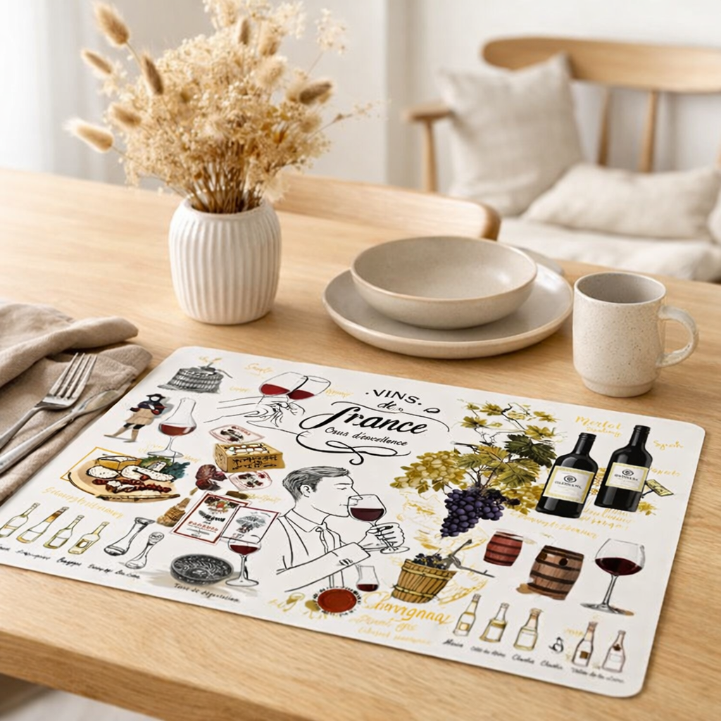 Set de table Cru d'excellence Assortis 30 x 45 en situation
