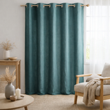 Rideau Stonewashed Zeff Prusse 140 x 280 en situation