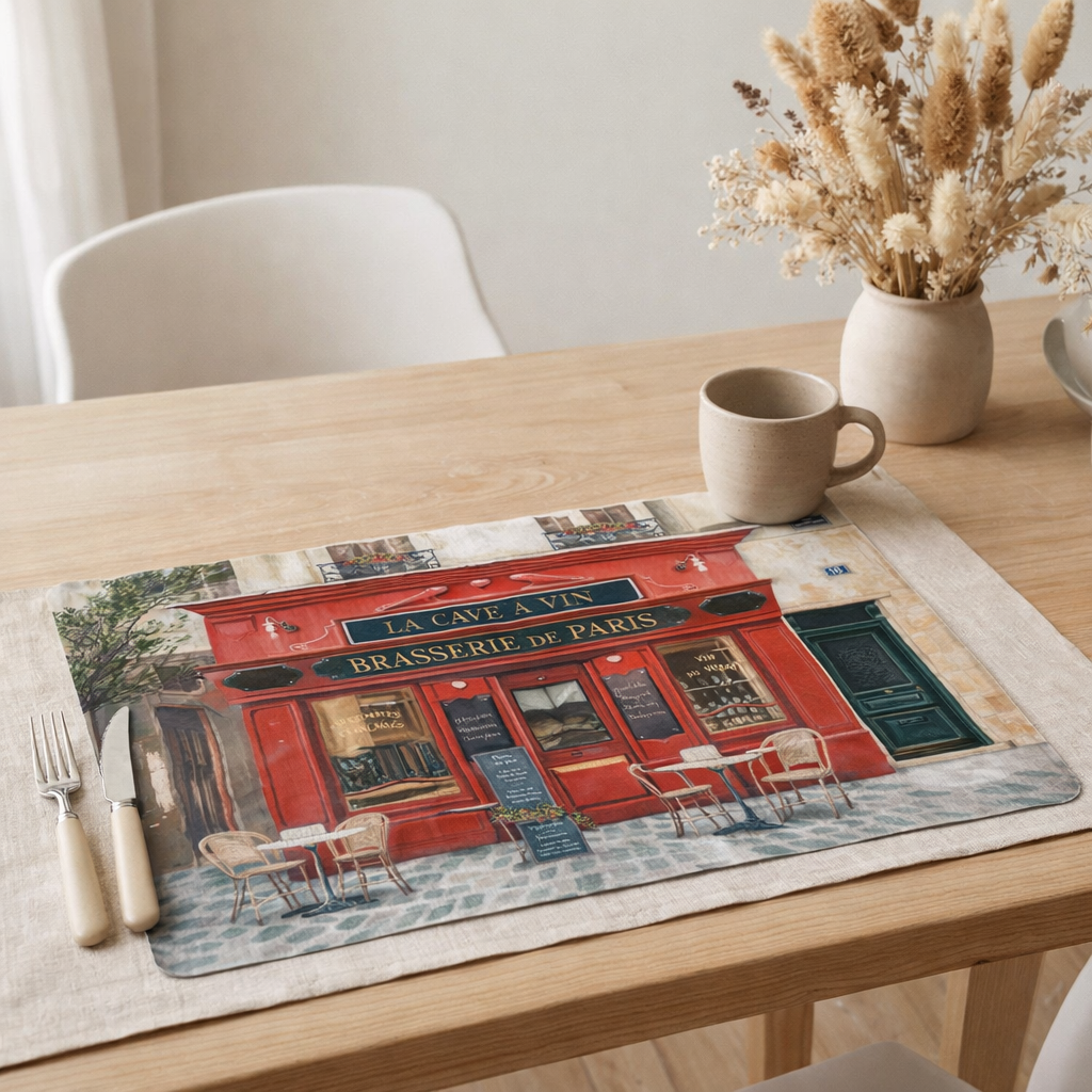 Set de Table Brasserie de Paris en situation