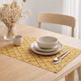 Set de table enduit Pompei Bronze 33 x 48 en situation