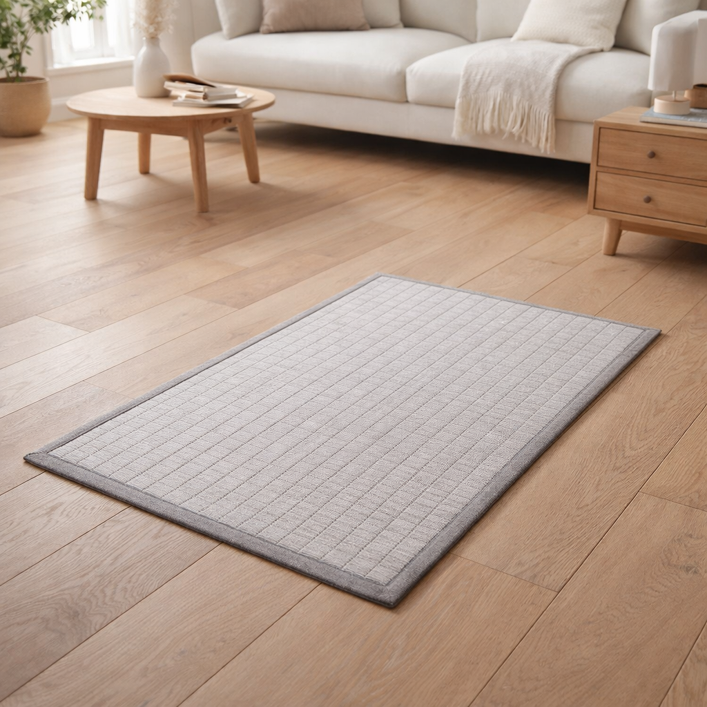 Tapis Manoka Perle 50 x 80 en situation