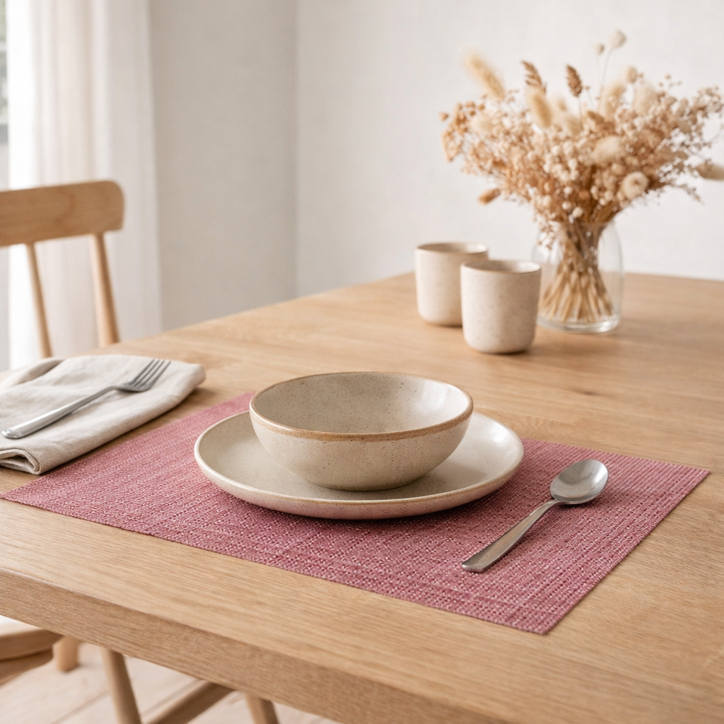 Set de table Canna Orchidée 33 x 45 en situation