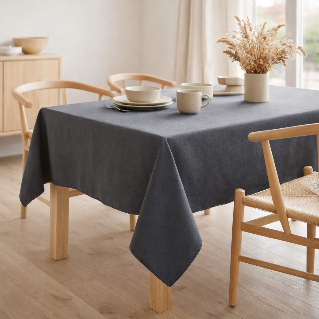 Nappe recyclée Delia Ombre 170 x 170 en situation