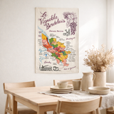 Torchon La Carte Des Bordeaux en situation