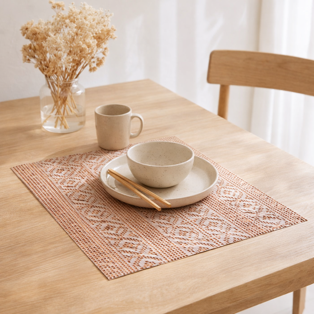 Set de table Panama Tomette 33 X 45 en situation