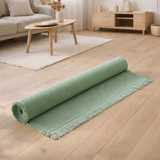 Tapis de bain uni Elly Opaline 54 x 110 en situation