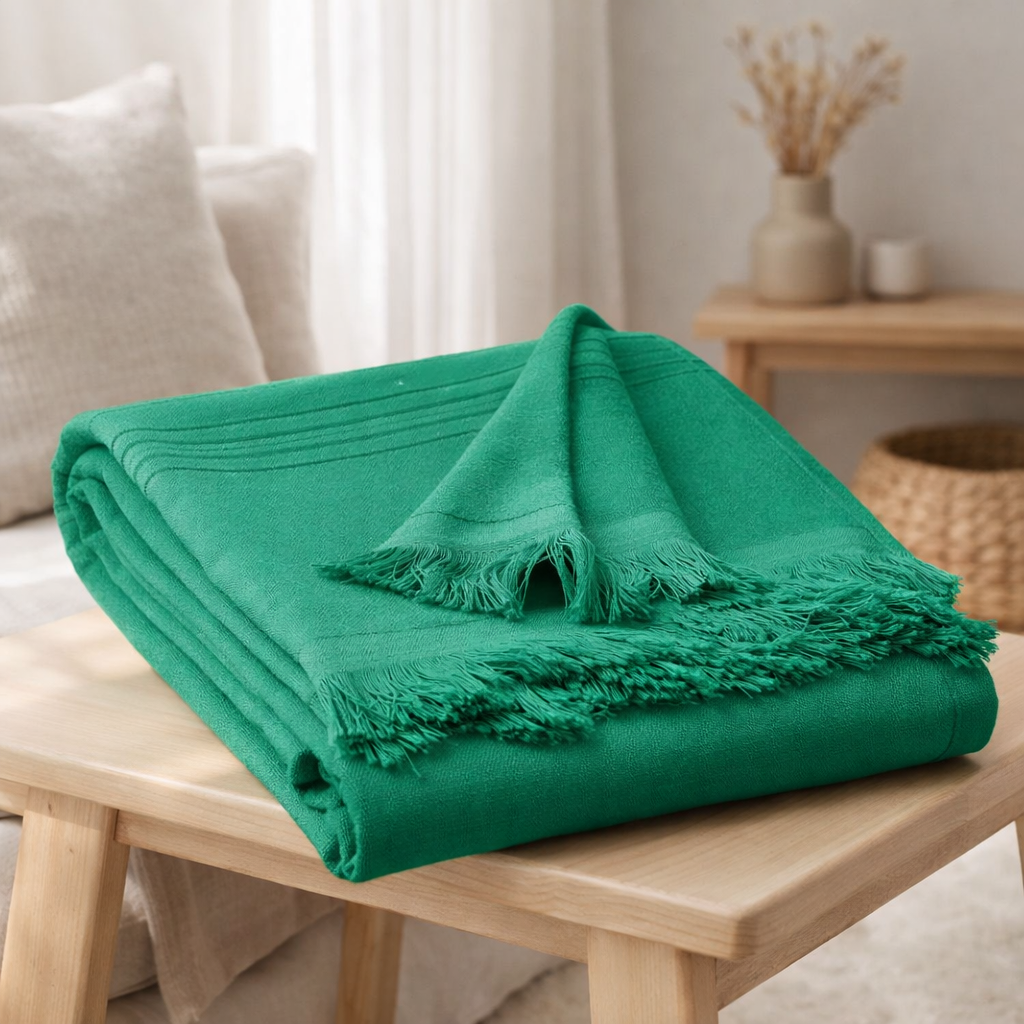 Drap hammam Cancun Cactus 90 x 180 en situation