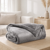 Plaid Tender gris en situation