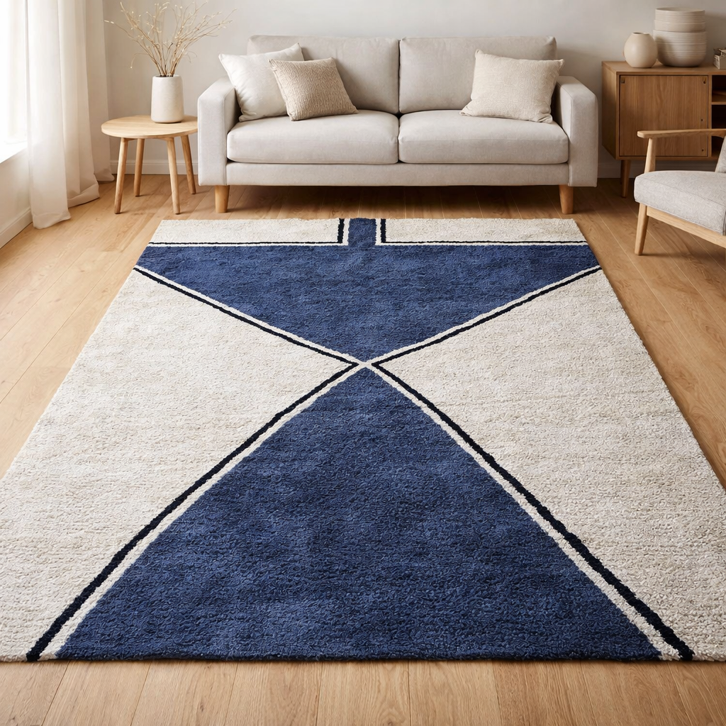 Tapis Mila Perle 160 x 230 en situation
