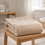 Drap de bain Julia Sésame 90 x 150 en situation