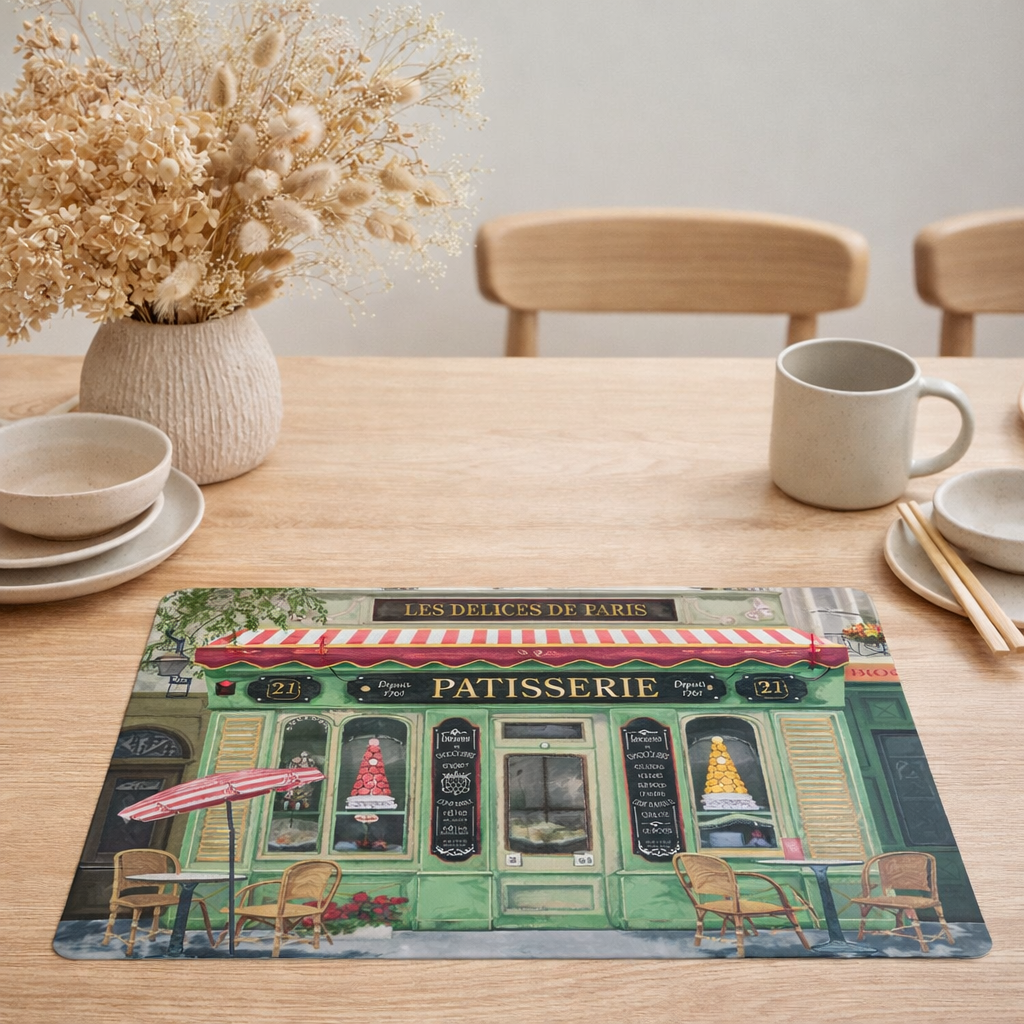 Set de table Boutique Patisserie Assortis 30 x 45 en situation