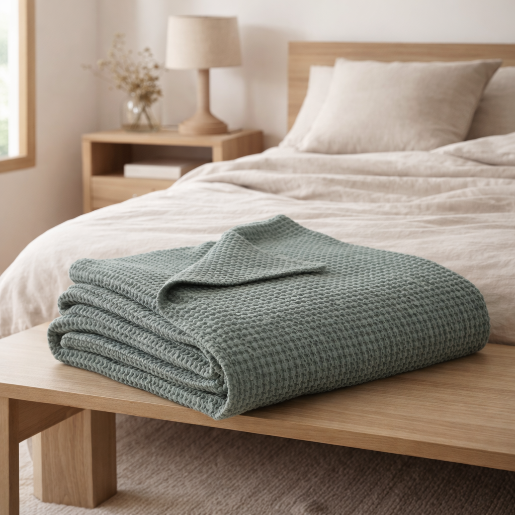 Jete Stonewashed Maia Vert de Gris en situation