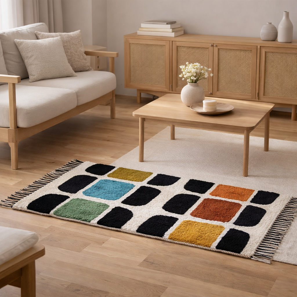 Tapisserie Ella Multicolore 70 x 140 en situation