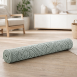 Tapis de bain uni Enzo Jade 54 x 110 en situation