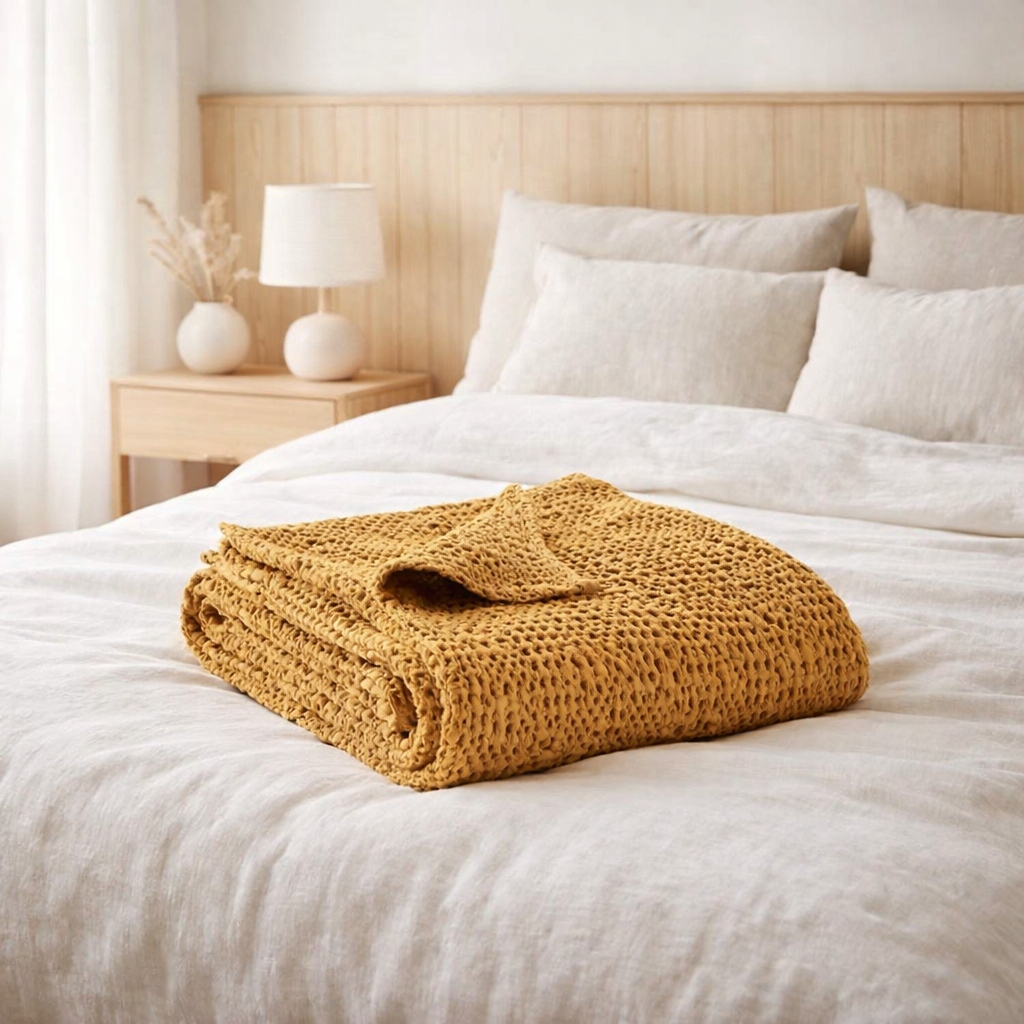Jeté Stonewashed Tana Mais 240 x 260 en situation