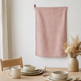 Torchon Nid d'abeille Mumba Rubis 50 x 70 en situation