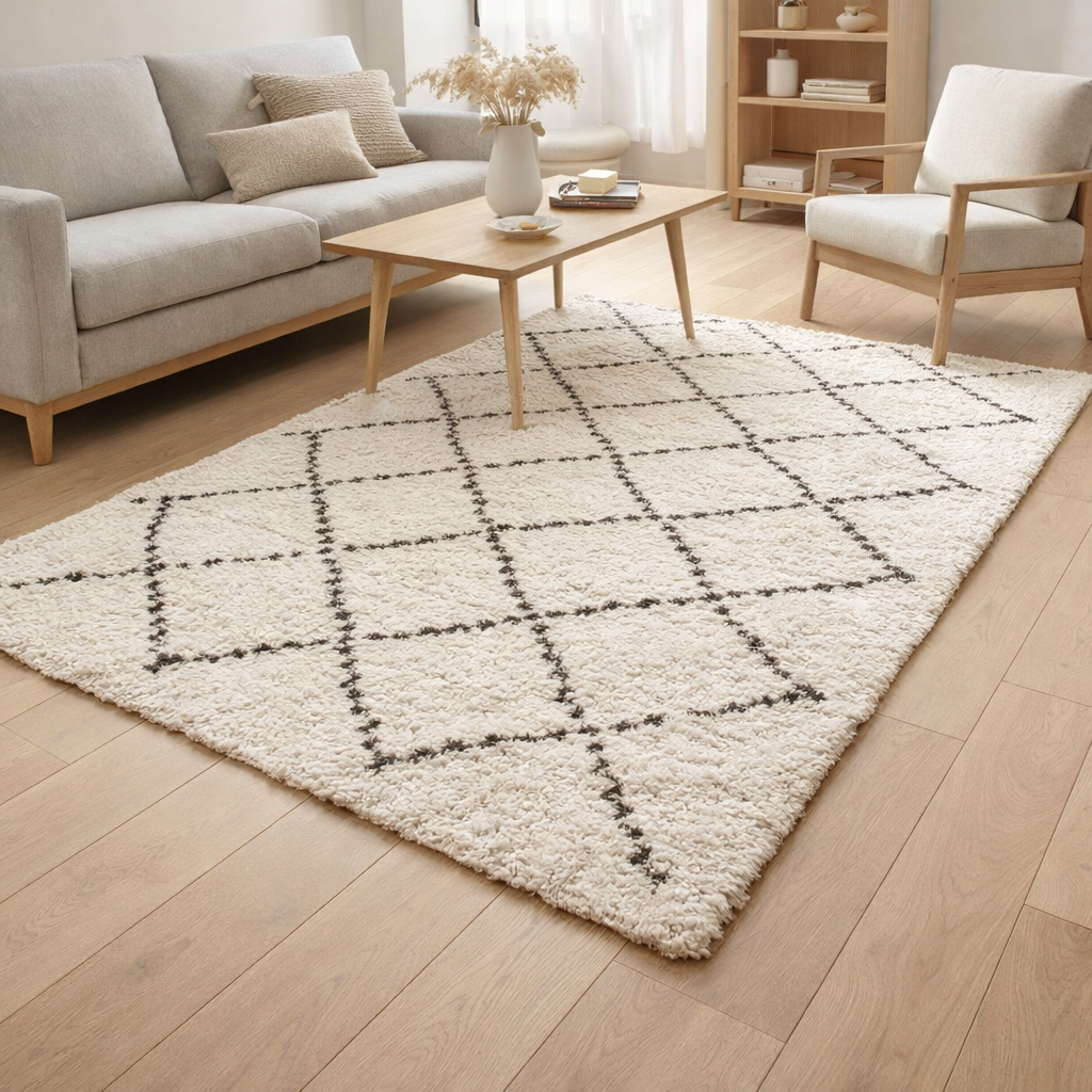 Tapis Casablanca Beige 160 x 230 en situation